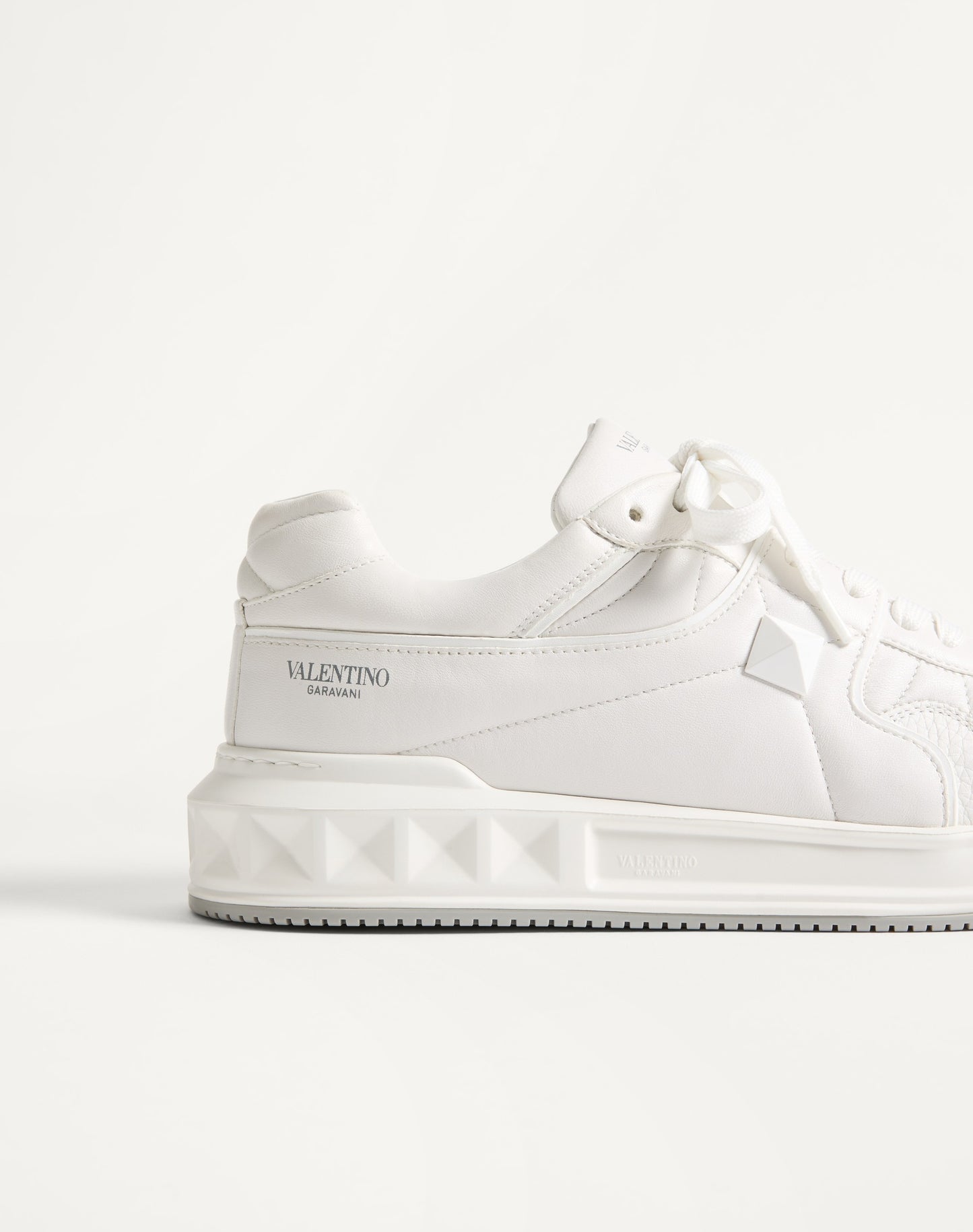 One Stud Low-top Nappa Sneaker
