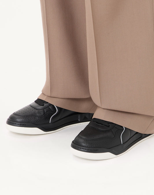 One Stud Low-top Nappa Sneaker