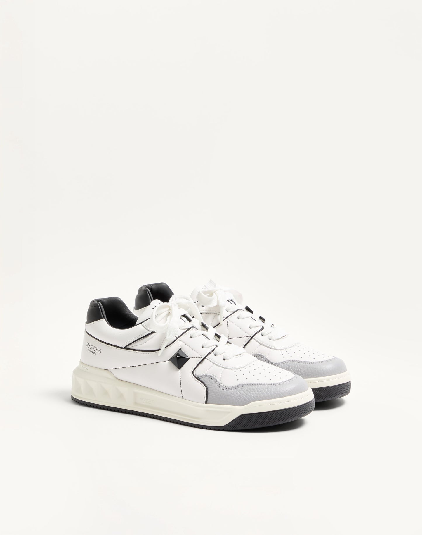 One Stud Low-top Nappa Sneaker
