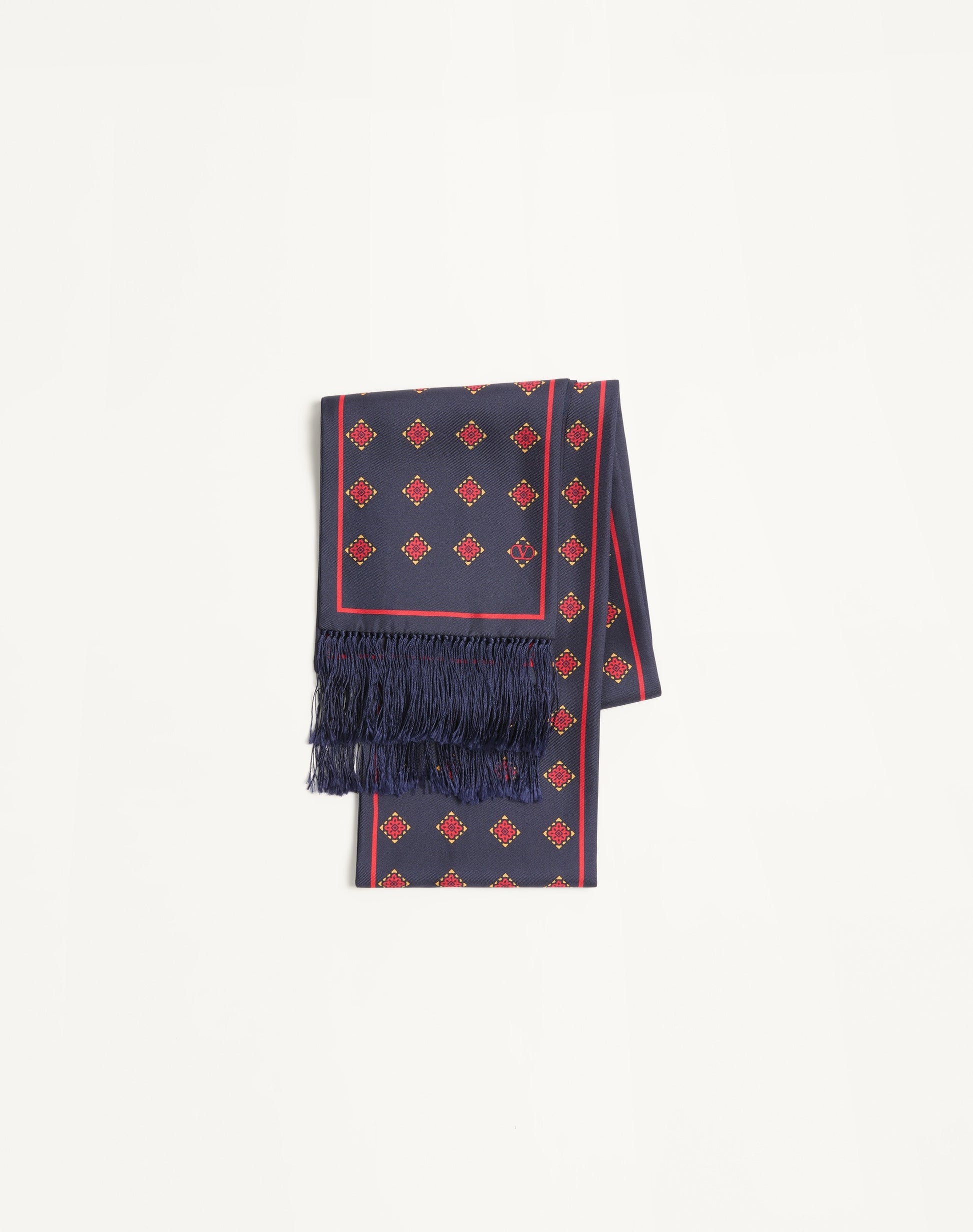 Opticool Silk Bandeau Scarf With Fringe