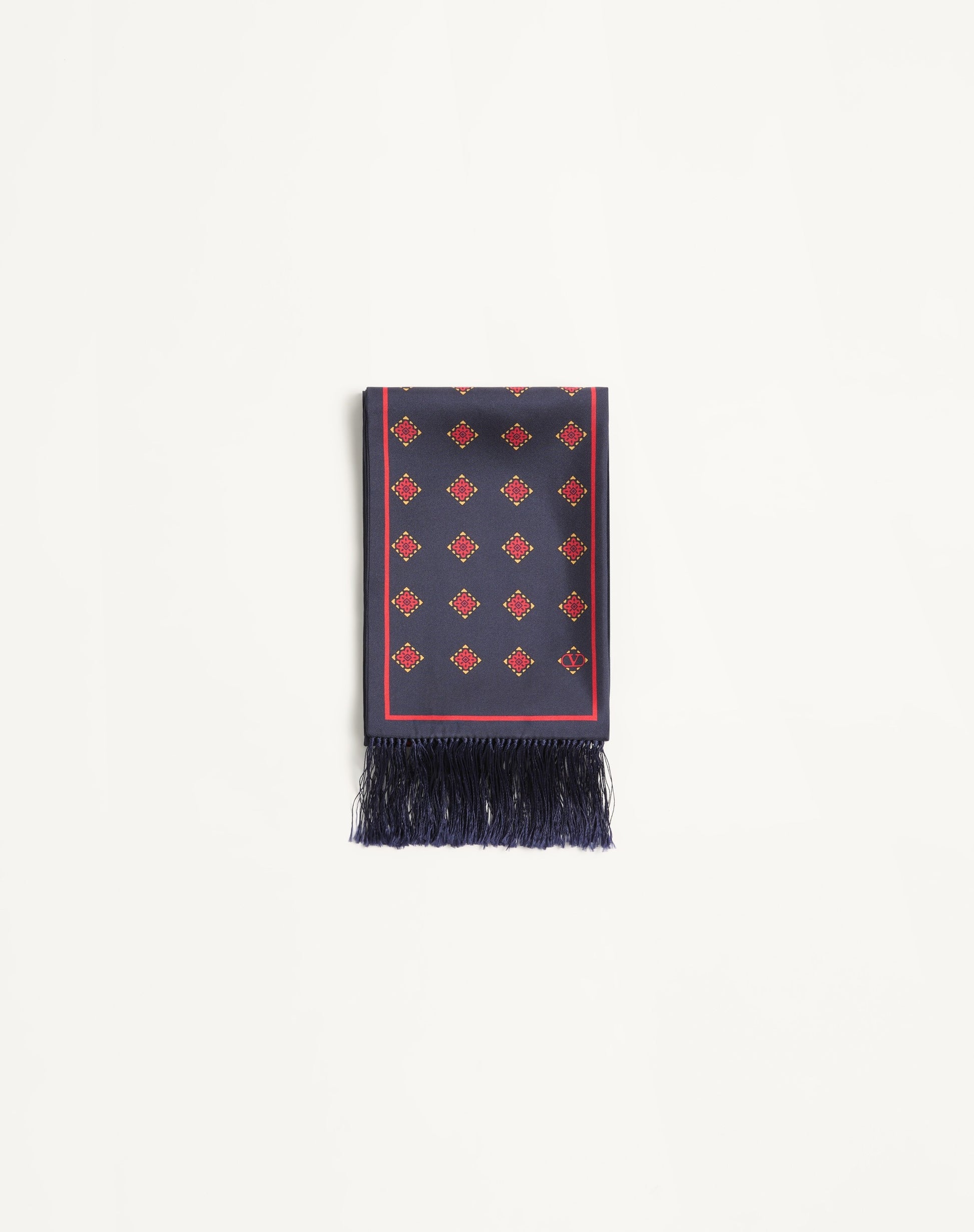 Opticool Silk Bandeau Scarf With Fringe