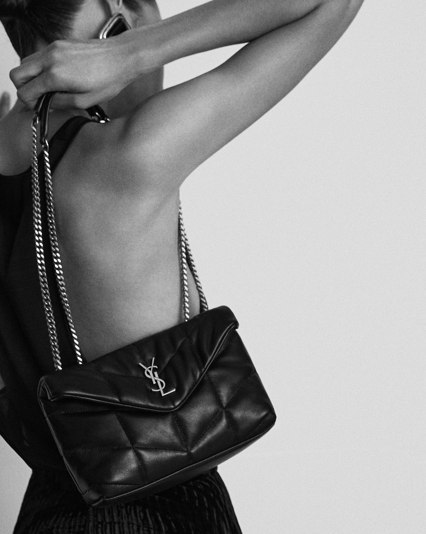 Toy Puffer in lambskin