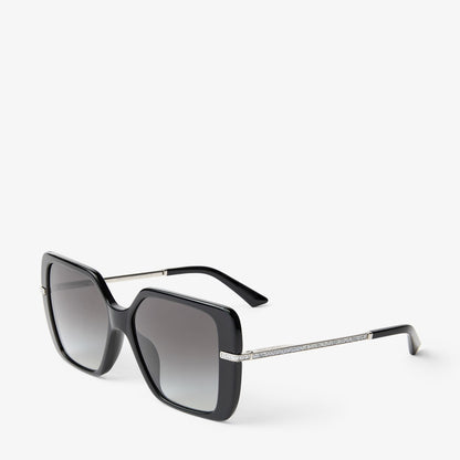 Pati Black Square Sunglasses