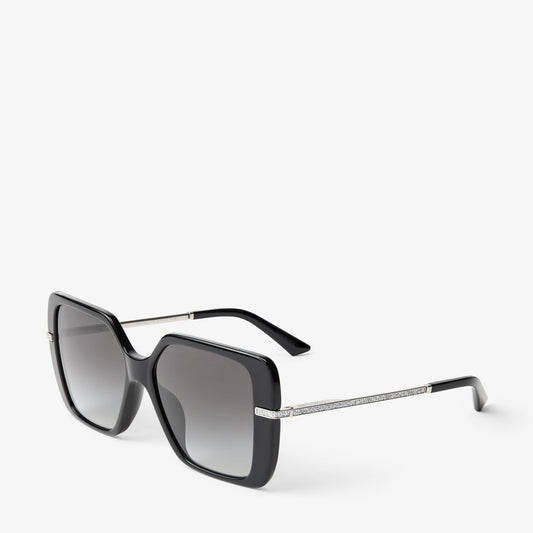 Pati Black Square Sunglasses