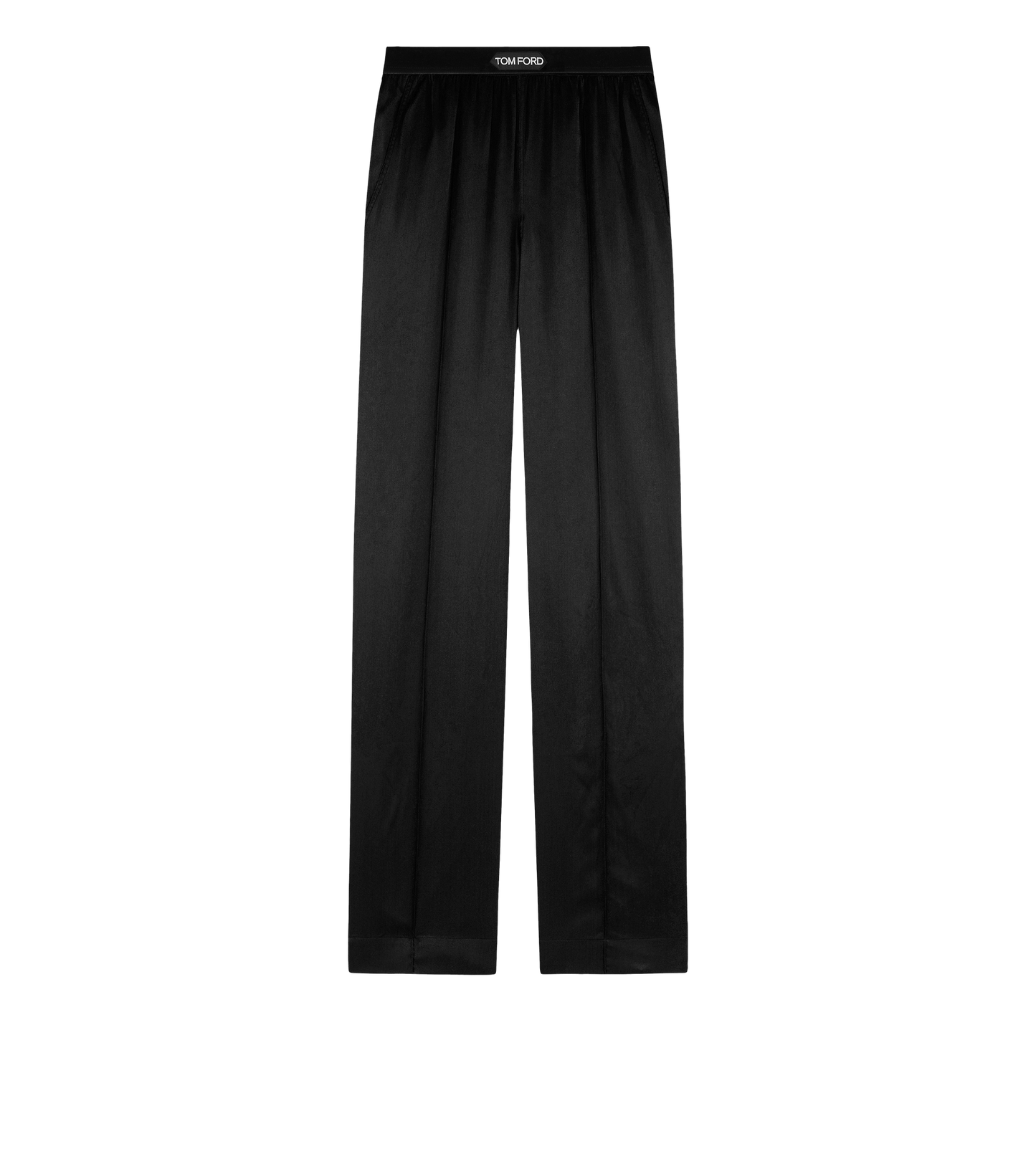 Stretch Silk Satin Pj Pants