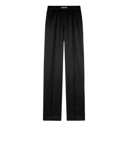Stretch Silk Satin Pj Pants