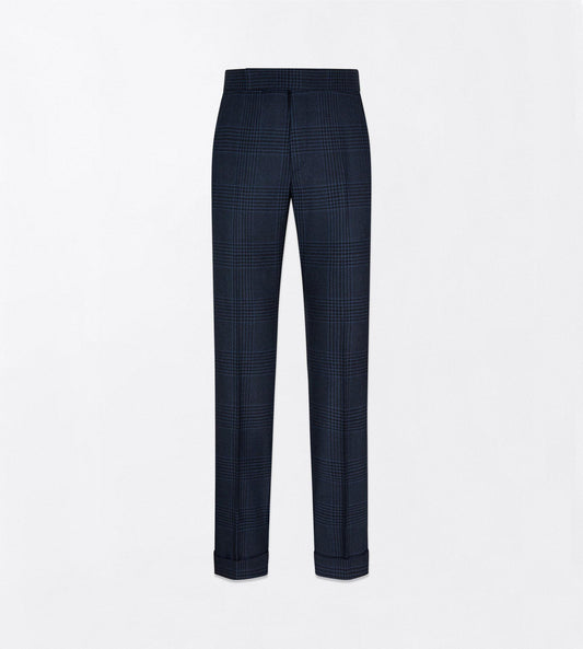 Grand Check Flat Front Pant