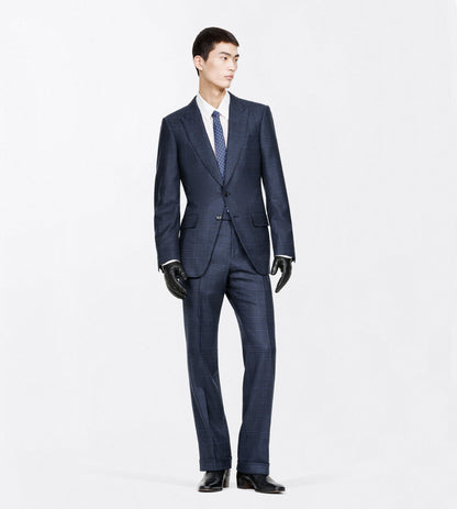 Grand Check Flat Front Pant