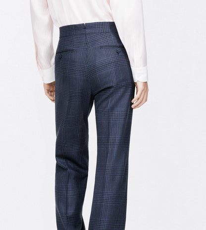 Grand Check Flat Front Pant