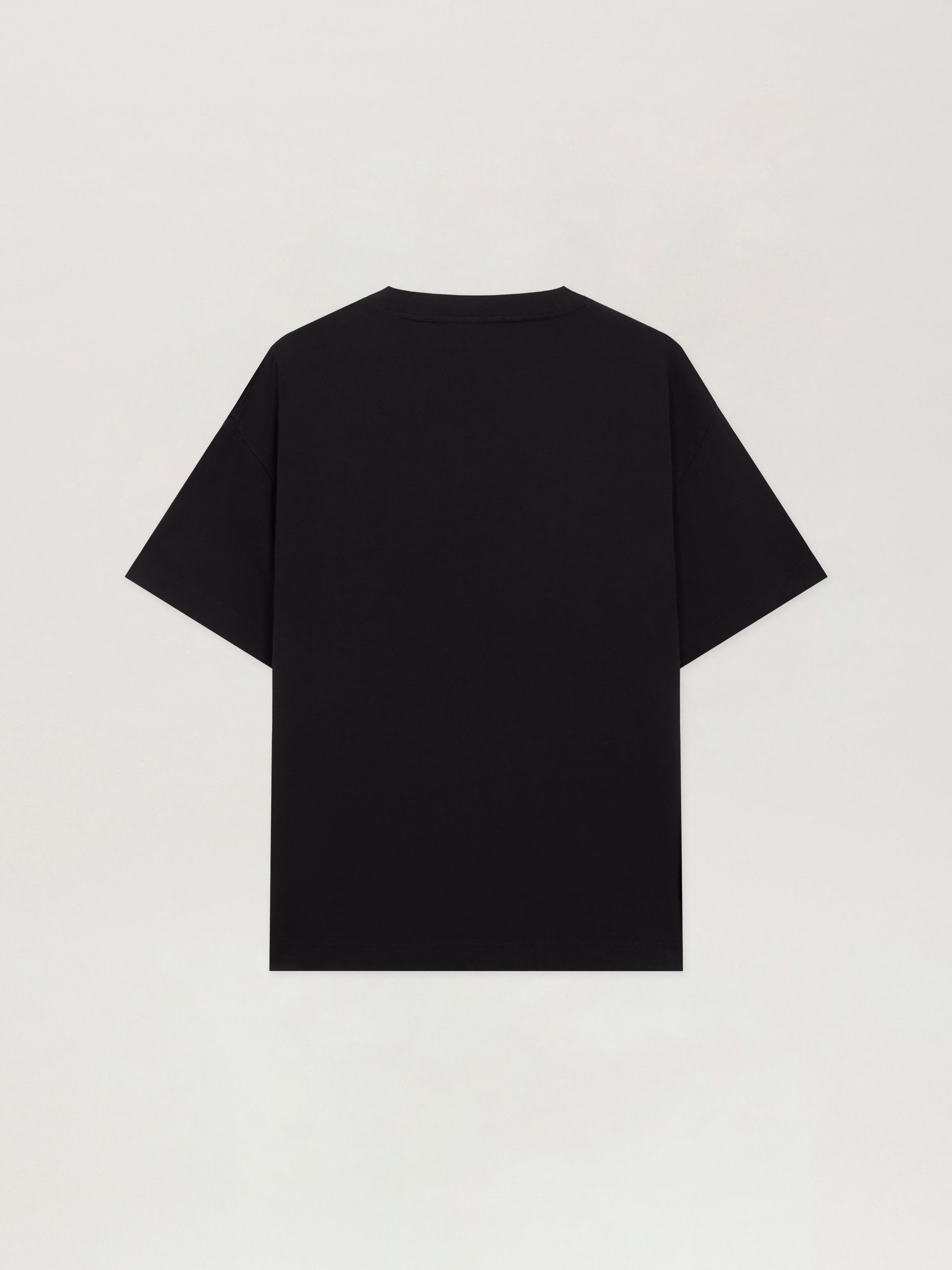 Spray Neck Logo T Shirt