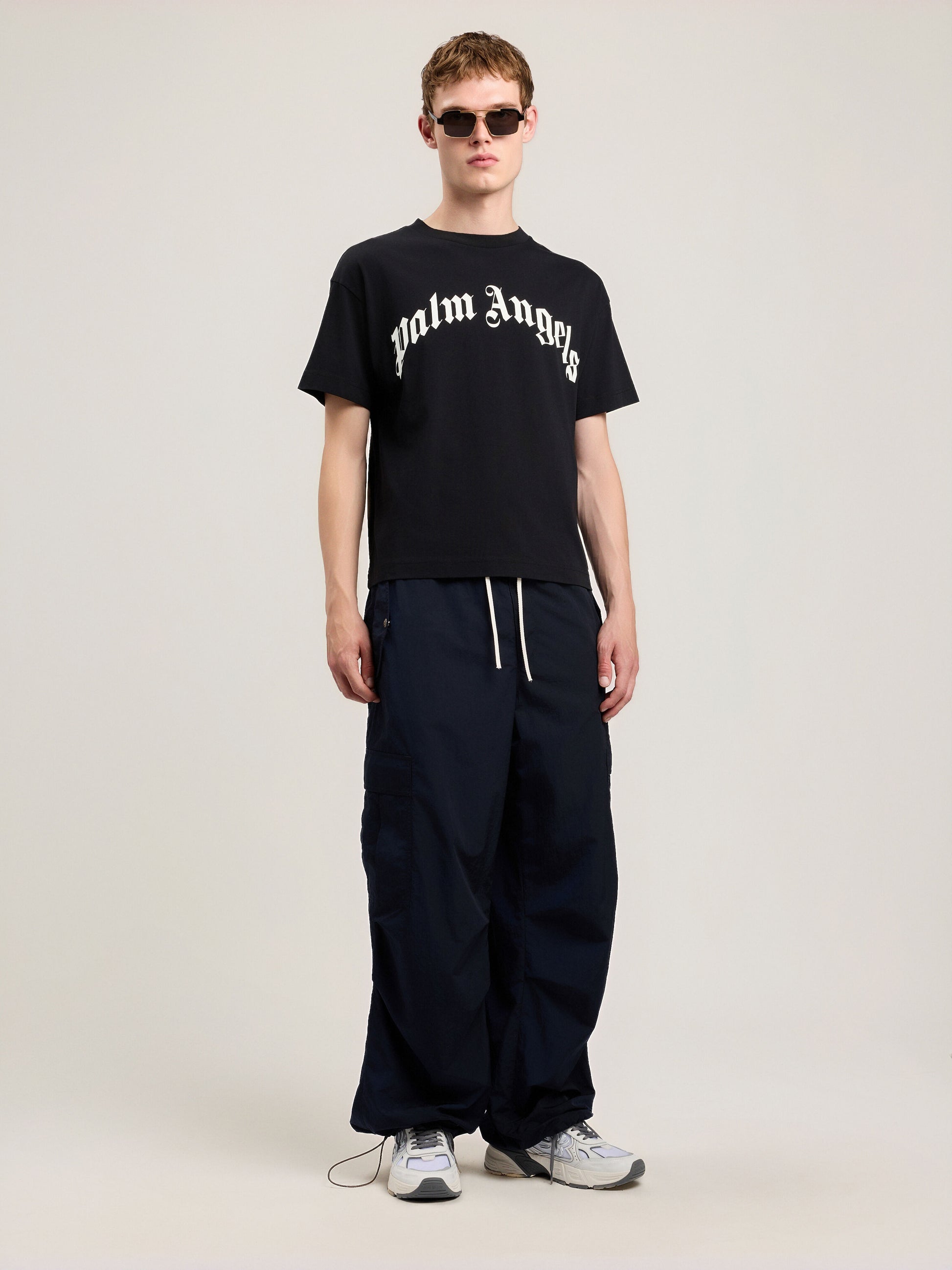 Curved Logo T Shirt