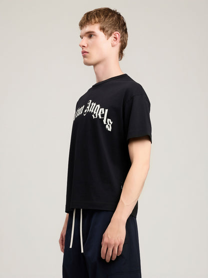 Curved Logo T Shirt