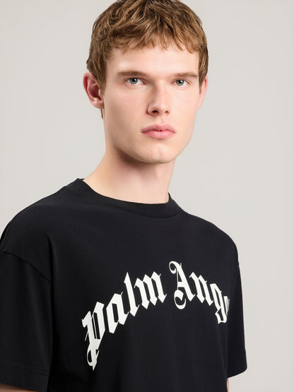Curved Logo T Shirt