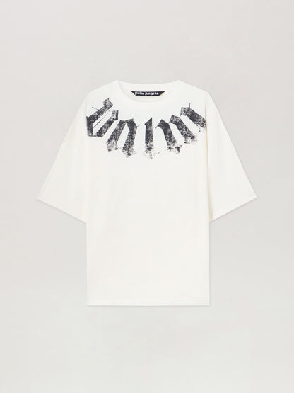 Big Neck Logo Loose T Shirt