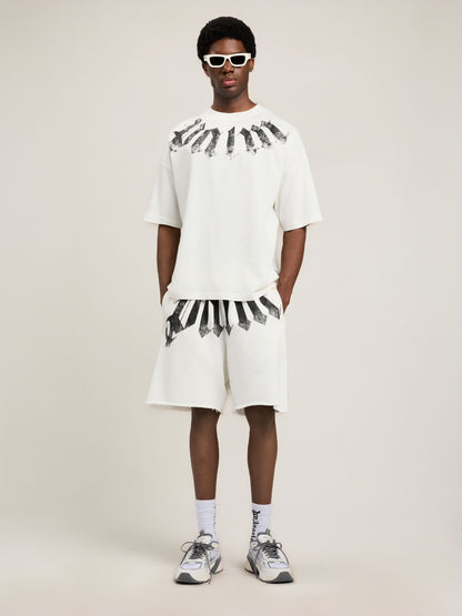 Big Neck Logo Loose T Shirt