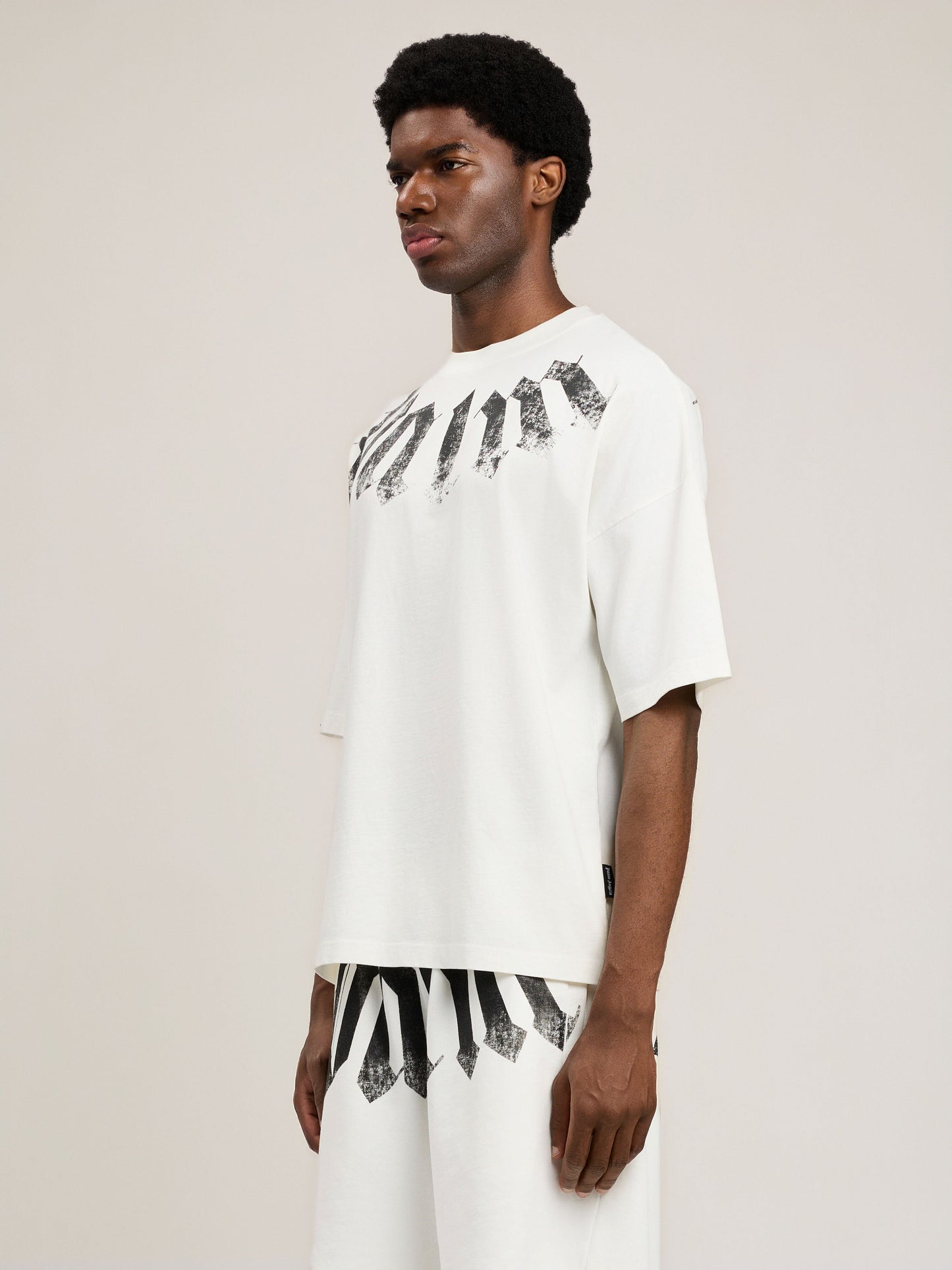 Big Neck Logo Loose T Shirt