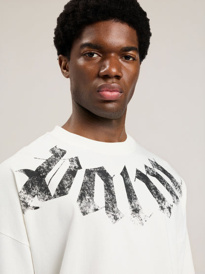 Big Neck Logo Loose T Shirt
