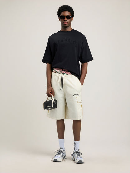 Curved Logo Loose Double T Shirt