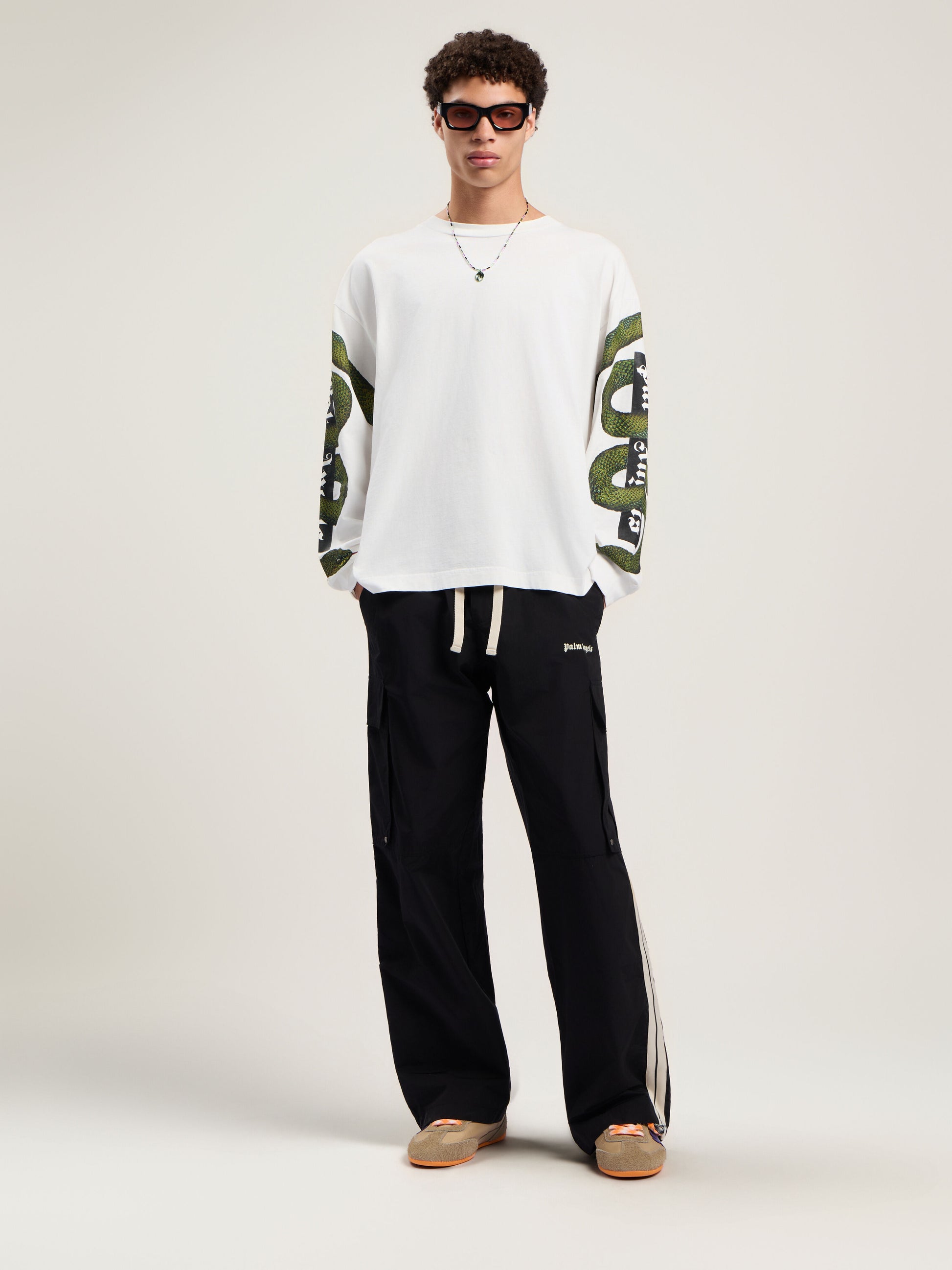 Snake Box Logo Long Sleeve T Shirt
