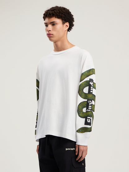 Snake Box Logo Long Sleeve T Shirt