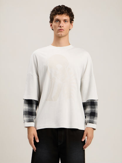 Skull Double Long Sleeved Shirt