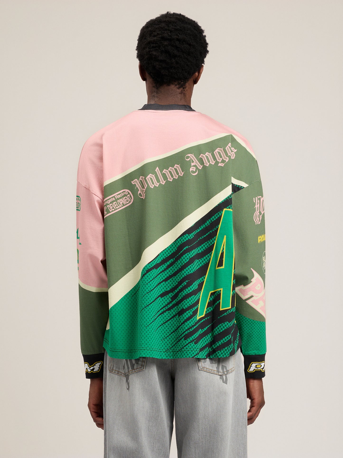 Racing Loose Long Sleeved T Shirt