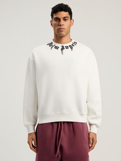 Neck Logo Reg Crew Sweatshirt