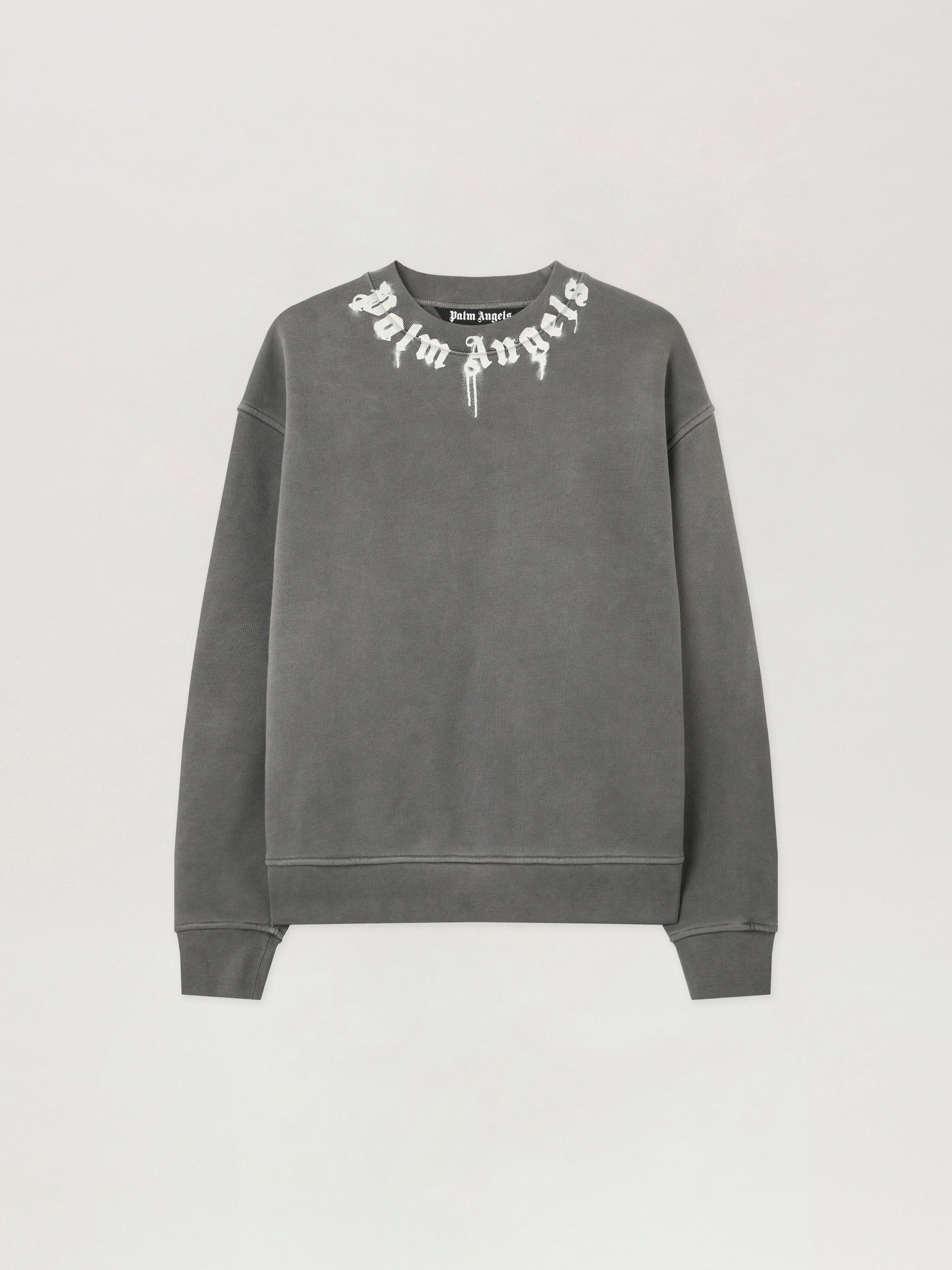 Neck Logo Regular Crewneck Sweatshirt