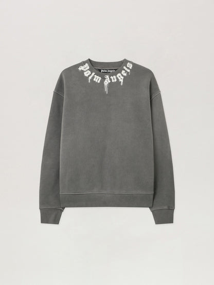 Neck Logo Regular Crewneck Sweatshirt
