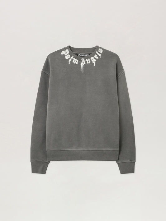 Neck Logo Regular Crewneck Sweatshirt