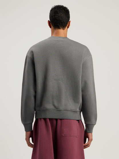 Neck Logo Regular Crewneck Sweatshirt