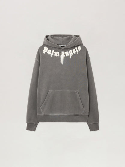 Neck Logo Regular Hoodie
