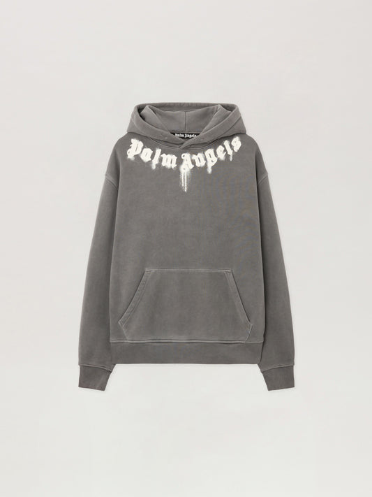 Neck Logo Regular Hoodie
