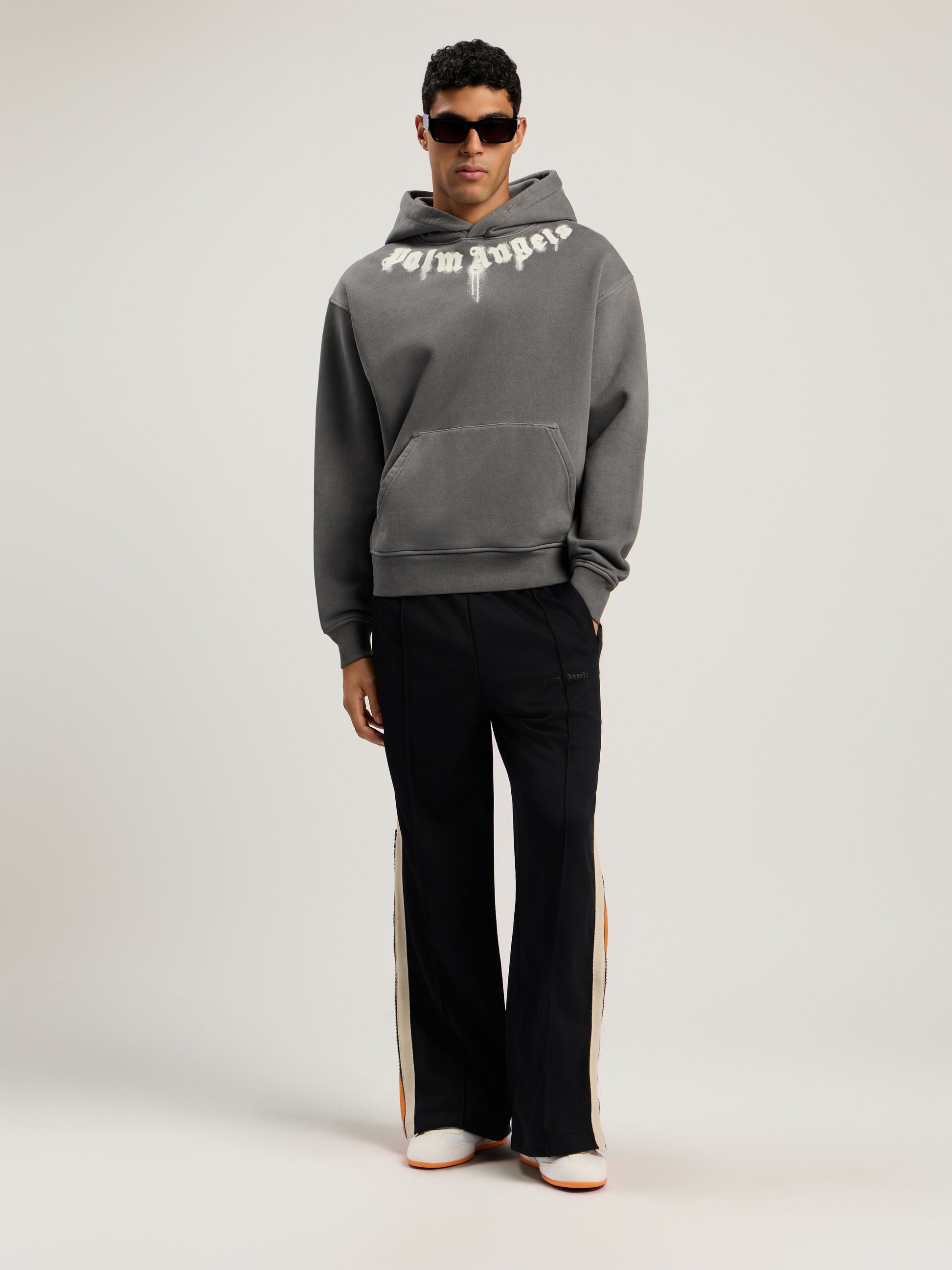 Neck Logo Regular Hoodie