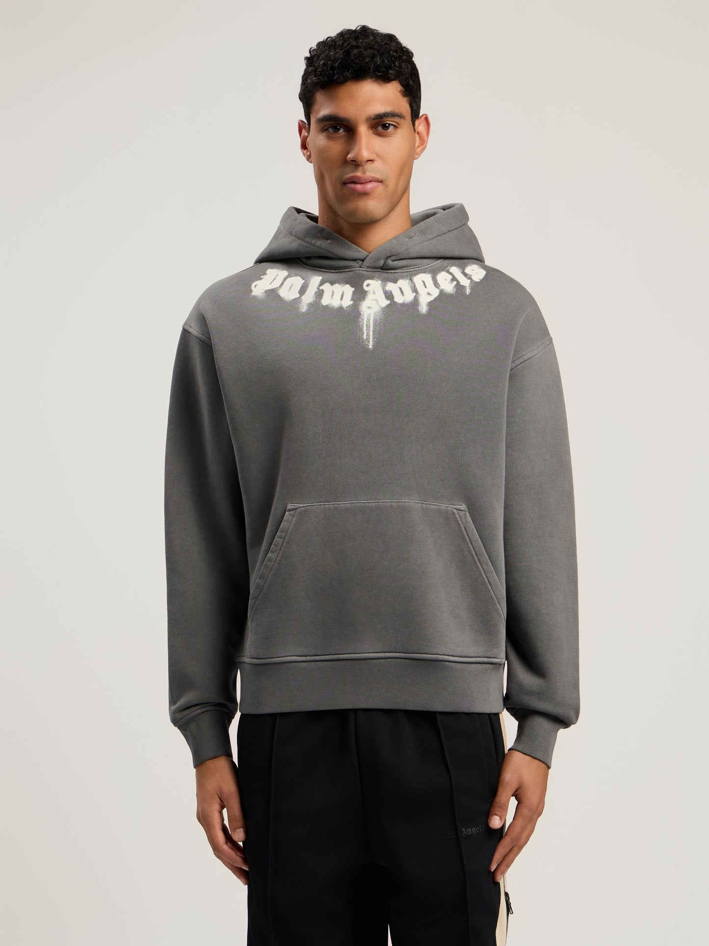 Neck Logo Regular Hoodie