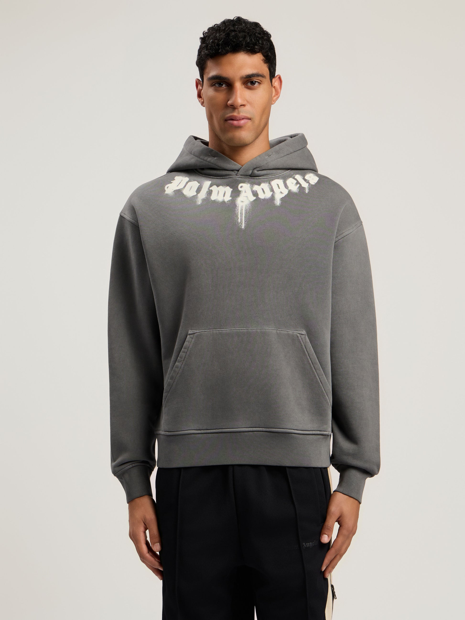 Neck Logo Regular Hoodie
