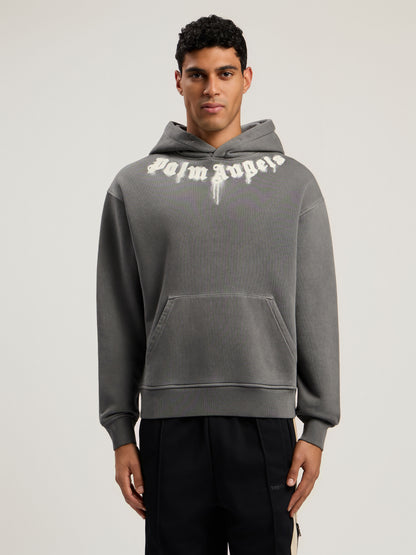 Neck Logo Regular Hoodie