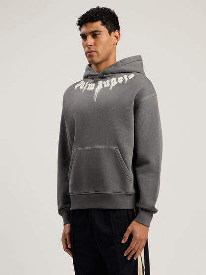 Neck Logo Regular Hoodie