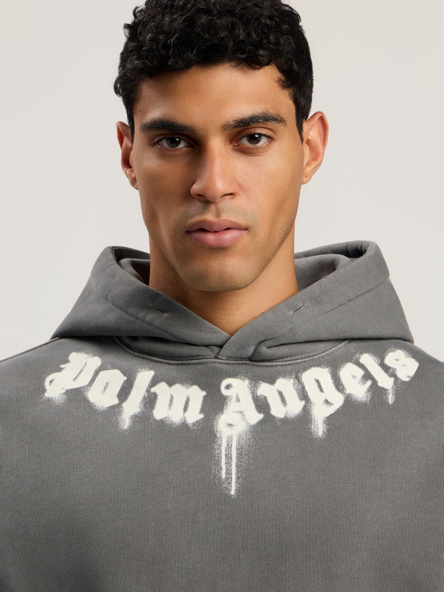 Neck Logo Regular Hoodie