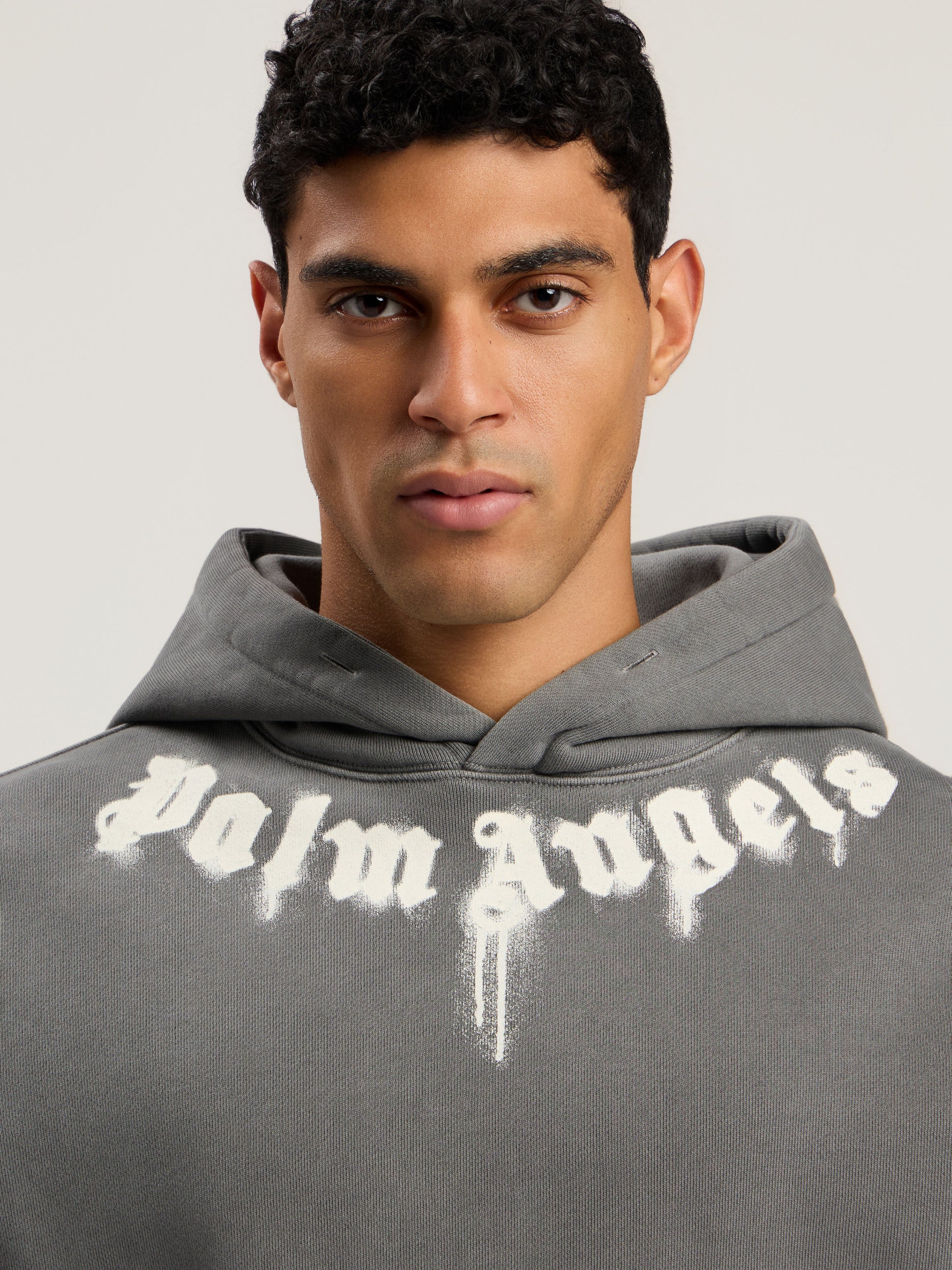 Neck Logo Regular Hoodie