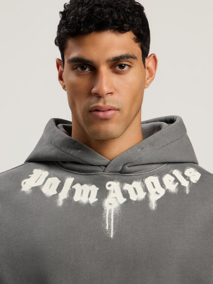 Neck Logo Regular Hoodie