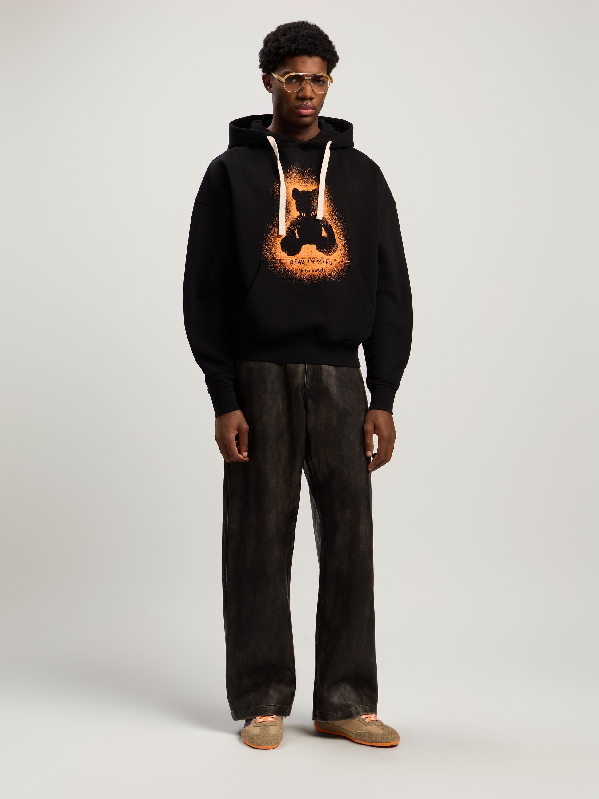 Spray Bear Loose Hoodie