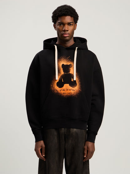 Spray Bear Loose Hoodie