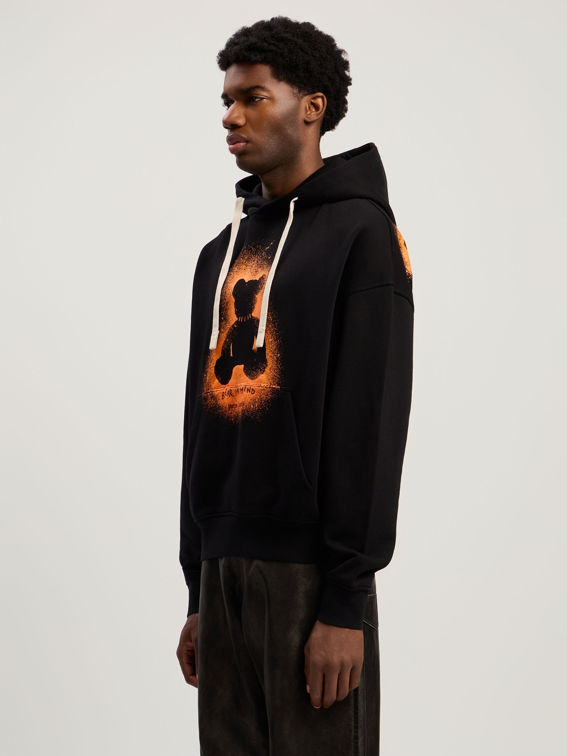 Spray Bear Loose Hoodie