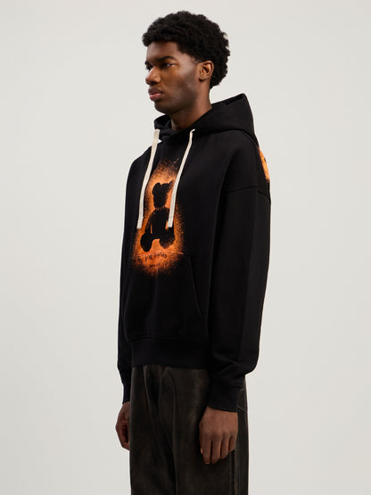 Spray Bear Loose Hoodie