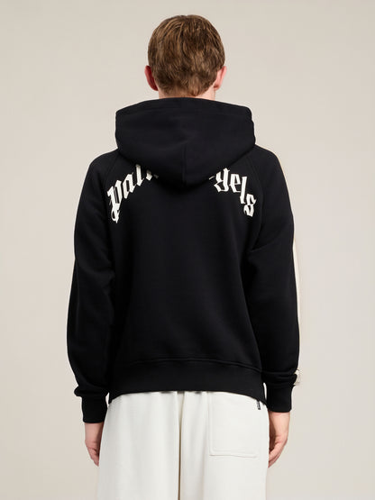 Back Curved Logo Track Hoodie