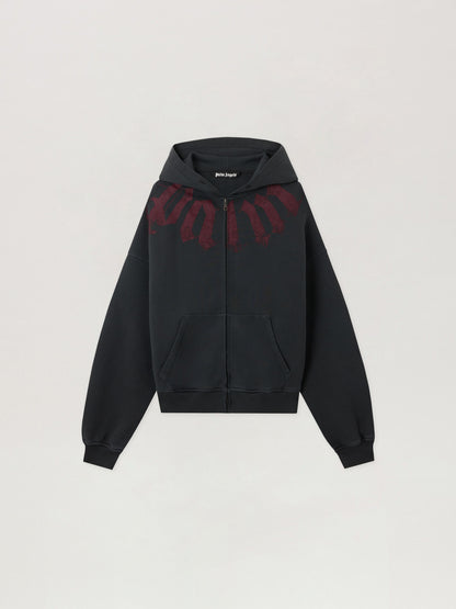 Big Neck Logo Zip Hoodie