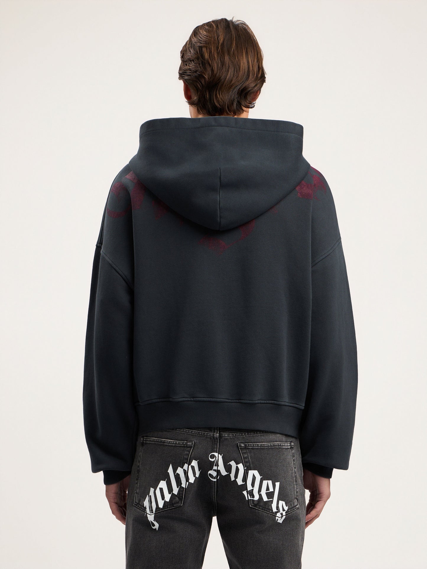 Big Neck Logo Zip Hoodie
