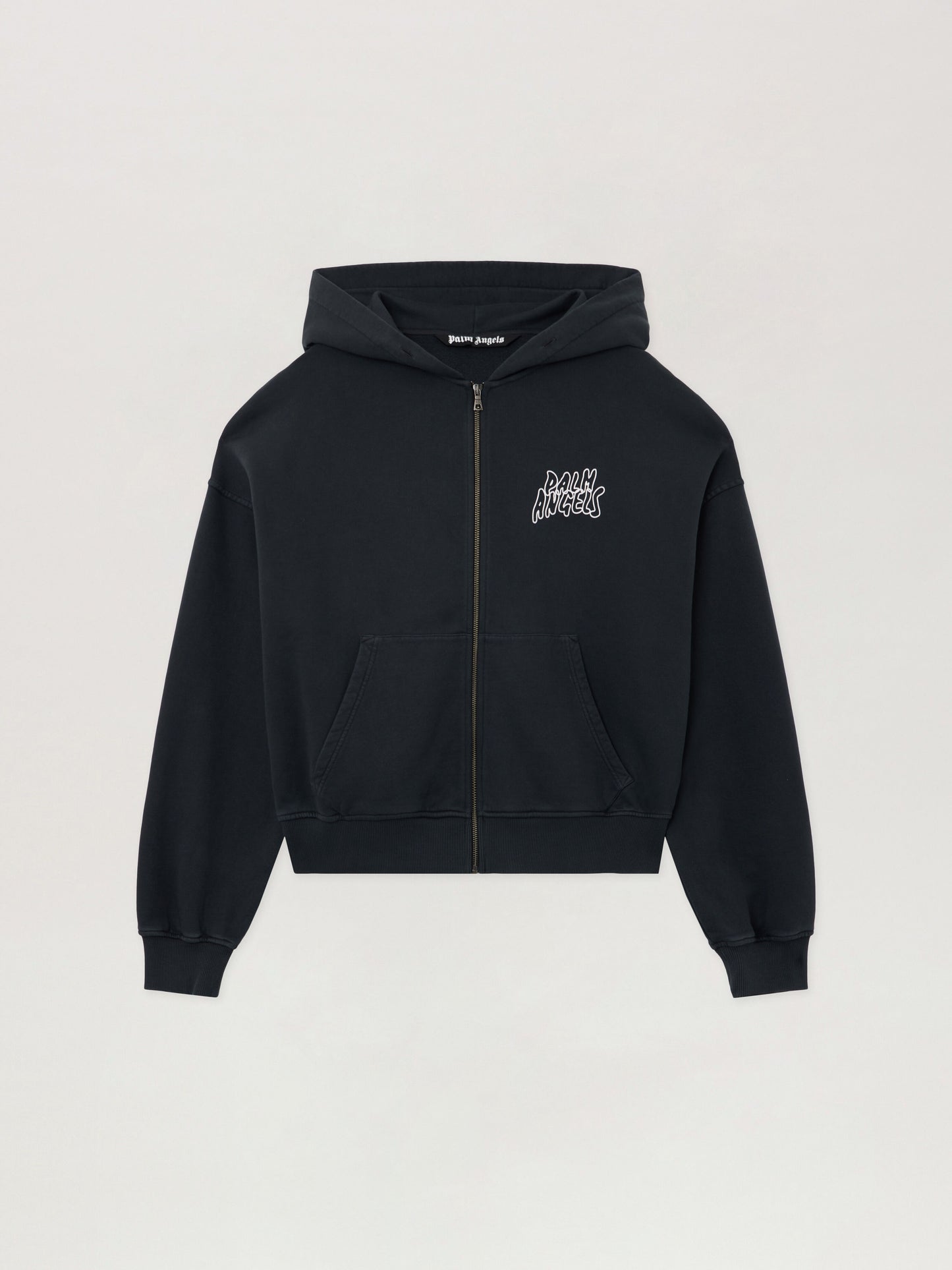 Palm Leaf Loose Zip Hoodie