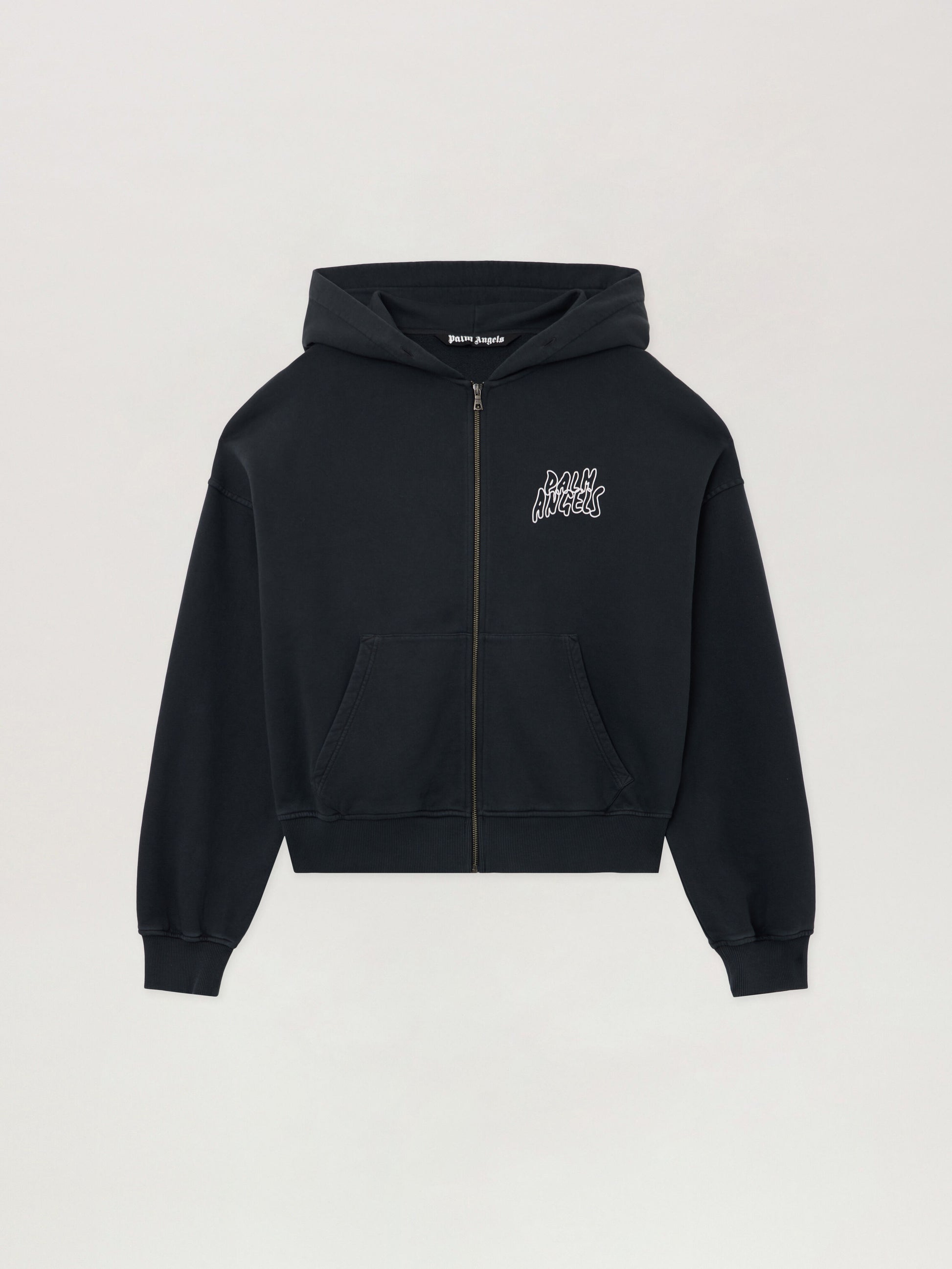 Palm Leaf Loose Zip Hoodie